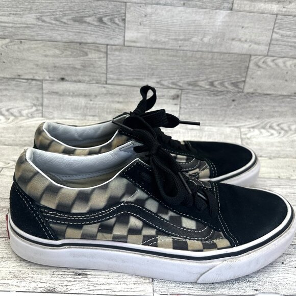 VANS‎ Off The Wall Canvas B&W Checkerboard Sneaker (Men Size 6, Women Size 7.5) - Picture 7 of 11